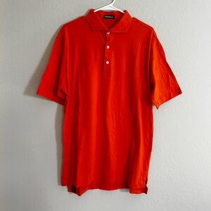 Paul Stuart Vibrant Orange Polo Shirt